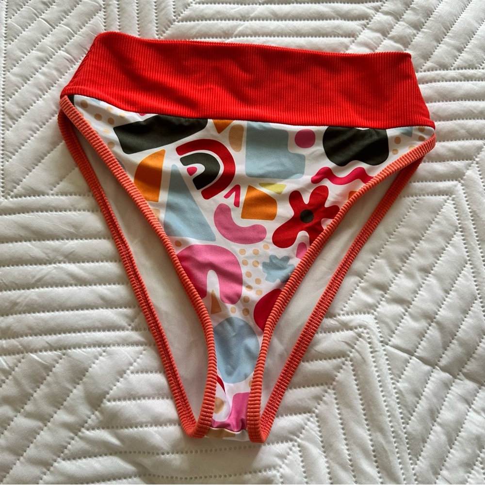 Beach Riot Red - Emmy Abstract Bikini (Bottom only) - Picture 3 of 5